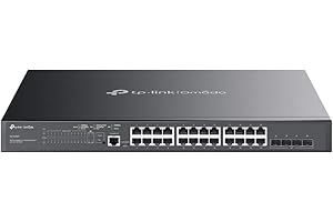 TP-Link TL-SG3428MP | 24-Portowy przełącznik Gigabit L2+ PoE+ | 4 sloty SFP | Budżet PoE 384 W | Omada SDN