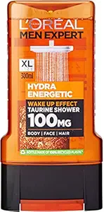 LOreal Paris Mens Expert Hydra Energetic Taurine Shower Gel 300ML