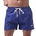 Produktbild Zolimx Herren Shorts, Übergröße Männer Breathable Badehose Quick Dry Beach Surfing Laufen Schwimmen Watershort (Blau, M)