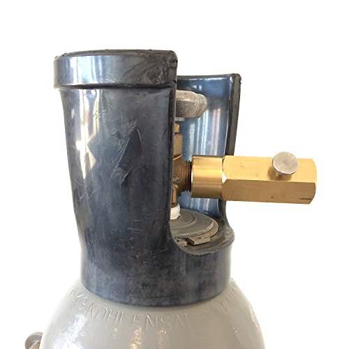 Adapter 1/2 Zoll Gewinde zum Umfüllen von CO2 Gas aus grossen CO2 Flaschen in die 290g WasserMaxx CO2 Flaschen Zylinder . Sparten Sie bis zu 500€ pro Jahr! - 3