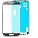 Produktbild Samsung Galaxy S4 i9500 Glas in SCHWARZ: Reparatur Set *NEU* mit Glas Scheibe und Kleber, Display Black, Frontscheibe komplett, Display-glass repair kit für S4, Ersatzteil für Glasscheibe, Reparatur