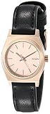 Nixon Damen-Armbanduhr Small Time Teller Analog Quarz Leder A5091932-00