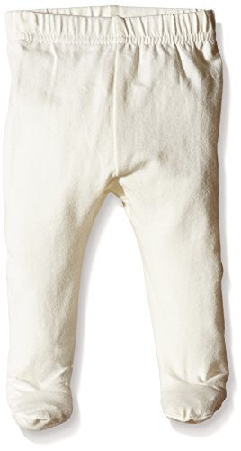 Pippi Unisex Baby with Foot-Solid Trouser, Off-White, 0-3 Months (Manufacturer Size:56)