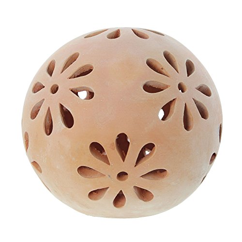 Terracotta-Kugel "Blüten"