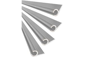 Campervan Motorhome Caravan Awning Anodized Aluminium Rail C Channel 4x1 metre Strips from Keder Uk