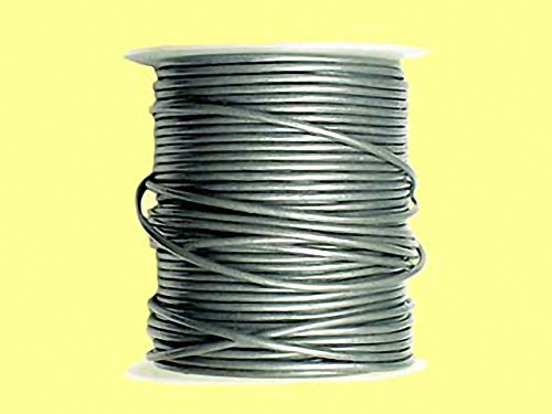 Magic and Arts Lederband 3mm grau-metallic