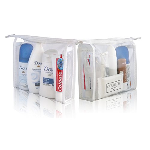 Dove Unisex Travel Wash Bag - Deodorant Hair Shower Soap Dental Lip