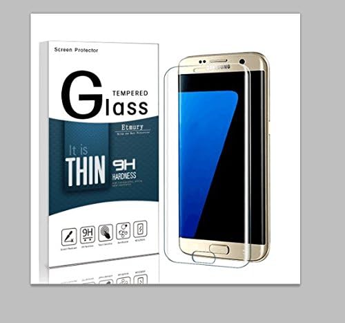 Utmury Galaxy S7 Edge Glass Screen Protector, Tempered Glass Screen Protector for Samsung Galaxy S7 Edge Anti-Scratch [HD Ultra Clear Film]