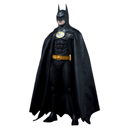 Hot Toys Batman 1989 Movie Masterpiece Deluxe Collectors 1/6 Scale Action Figure Batman Michael Keaton