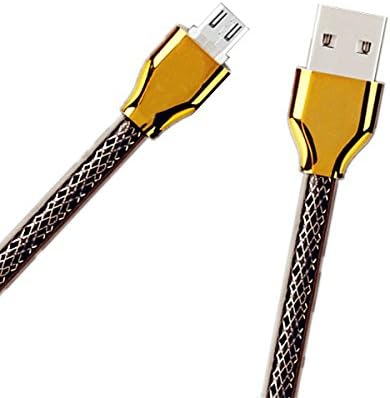 Android Charger Cables, Smart LED 3.3ft/1M Neissstar Micro USB Cable for Smartphones Samsung Galaxy, Nexus, LG, Sony, Xiaomi, HTC, Motorola, PS4 Controller, and More (Gold)