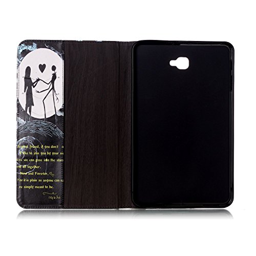 Romtronic Cute Colorful Flip Tasche PU Leder Abdeckung Stand Schutzhülle für Samsung Galaxy Tab A6 10.1 Pouces SM-T580 / SM-T585 + 1 x Schwarz Stylus (Design 08) - 4