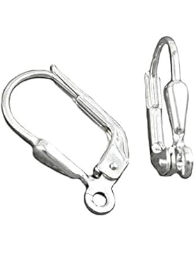 Ohrring Brisur als Ersatzteil glänzend 925 Sterling Silber 91413