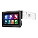 Produktbild TUVVA KSD7750B Autoradio 1-DIN 18 cm (7") Motorisierter Touch Bildschirm DVD / CD / USB / SD / AUX / MP4 / MP3 Player Receiver RDS-Radio Bluetooth Audio Streaming Freisprech Anrufe mit Fernbedienung