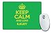 Produktbild Grün Keep Calm und Love BURLEY Mauspad Farbe 0359