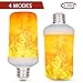 Produktbild Yuanj E27 LED-Flamme Effekt Fire Gl¨¹hlampen - Creative Leuchten mit flackerndem Emulation - Vintage Atmosphre Deko - Simuliert Gas Hurricane Laterne - warm wei£¨2pack£©