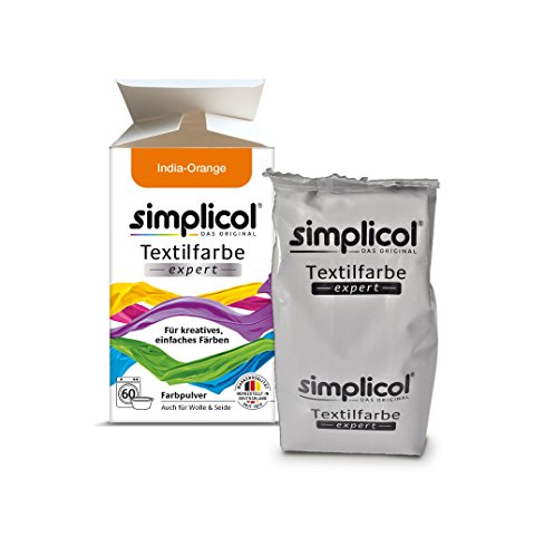 Simplicol Textilfarbe expert Für kreatives, einfaches Färben – 1702 – „India-Orange“ – Neu! – 2er-Pack - 3