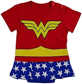 Wonder Woman-Inspired Caped Infant Outfit (6-9 Months)
