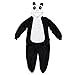 Produktbild Katara 1744 - Panda Kostüm-Anzug Onesie/Jumpsuit Einteiler Body für Erwachsene Damen Herren als Pyjama oder Schlafanzug Unisex - viele verschiedene Tiere