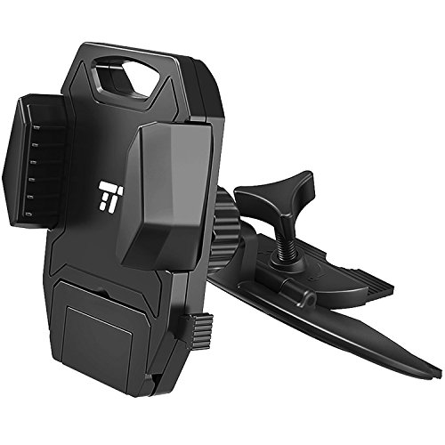 TaoTronics Supporto da auto per Smartphone, con Clip/cuscinetto, in Silicone e pulsante di rilascio per la mano