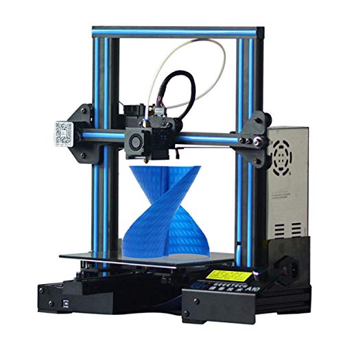 Impresora 3D GEEETECH A10 Prusa I3 Kit de bricolaje de montaje rápido y fácil con área de impresión 220 × 220 × 260 mm. Trabaje en caso de un apagón eléctrico.