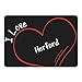 Produktbild Mousepad Modern I Love Herford schwarz