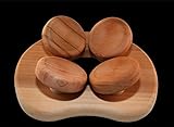 Sauna Cushion Head Support Ergonomically Perfect For Any Size and Shape of Head-Cedar Red
