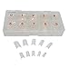 Haobase 500 Pcs Clear French Acrylic Style Artificial Half False Nails Nail Art Tips