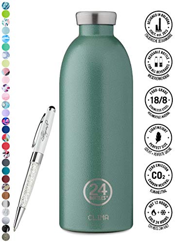 24 Bottles Bottiglia Clima 330 ml | 500 ml | 850 ml colori diversi 12h cold 24h hot, Contenuto:850 ml, Colore:Moss Green