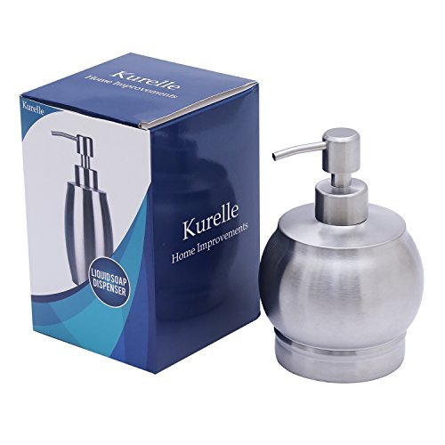 Kurelle Schaumseifenspender Lotion Seifenpumpe und Edelstahl Seifenspender/Flüssigseifen Schaumpumpe wieder befüllbar für jedes Badezimmer – Silber Rose goldener Schaumseifenspender Pumpenseifenspender für die Küchenspüle, Desinfektionsmittel - 5