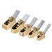 Produktbild ammoon Zimmerei Hobelmesser 5pcs Einhandhobel Putzhobel Schlichthobel Handhobel Woodworking Plane Cutter Set Gebogenes Sole Metall Messing Luthier Werkzeug für Violine Viola Cello Holz Instrument