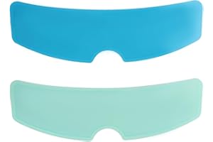 RRICHH 2 Stück Antibeschlagfolien für Motorradhelm, Universal-Visierlinse, transparente Folie, Regenschutz, für Objektiv, Motorradhelm, Fahrsicherheit mit Werkzeug (8,5 x 24,5 cm)