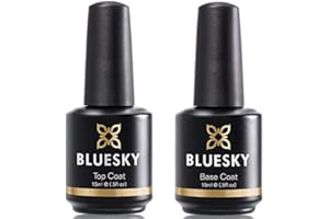BLUESKY Gel UV LED – Top Coat (Bluesky Top & Base Coat (2 x 15 ml)