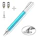 Produktbild Ciscle Precision Disc Stylus und Hybrid Fiber Styli mit 2 austauschbaren Faserspitzen, 1 austauschbare Disc-Spitze kompatibel mit iPads, Tablets, iPhones, Samsung Tab und mehr (Blau)