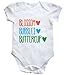 HippoWarehouse BLOSSOM BUBBLES BUTTERCUP baby vest boys girls