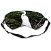 Produktbild 100% Seide Schlafmaske für Damen & Herren, Augenmaske zum Schlafen mit verstellbarem Riemen, Augenbinde, Tier Egret Birds