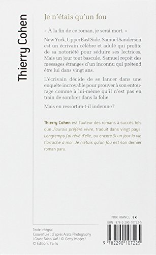 Book's Cover of Je n'étais qu'un fou