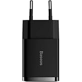 Baseus Compact 10.5W Şarj Cihazı Siyah