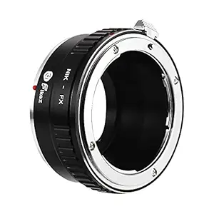 Leepesx High Precision Lens Mount Adapter Ring Aluminum Alloy Replacement for Nikon S/D Lens to Fuji X-A1/X-A2/X-A3/X-E1/X-E2/X-E3/X-M1/X-Pro1/X-Pro2/X-S1/X-T1/X-T10/X-T20/X-T2/X10/X20/X30/XF1/XQ1/XQ2