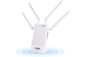 Router 4G SIM, KuWFi 300Mbps Router 4G LTE Impermeable para Exteriores con Ranura para Tarjeta SIM, con Adaptador 48 PoE, Soporte para Enrutador Wi-Fi Móvil B1 / B3 / B7 / B8 / B20