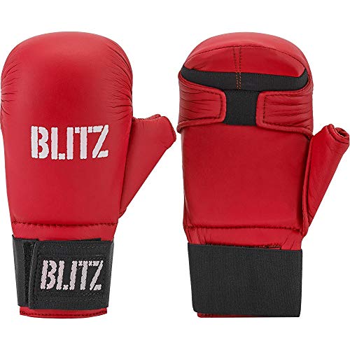 Blitz PU Elite - Guantes de Boxeo para Entrenamiento, Color Rojo, Talla Medium