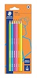 staedtler wopex hb Experiencia única de escritura; superficie aterciopelada de colores alegres neón y mina de deslizamiento suave