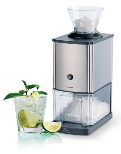 Trebs 21114 Eiscrusher im Edelstahl-Design, 1 kg Eis pro Minute, Kapazität 3 Liter, ideal für Softdrinks, Limonaden, Cocktails, auch Fischgerichte - 4