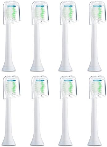 Replacement Toothbrush Heads for Philips Electric Toothbrush - Compatible Toothbrush Head Precision Clean - Brush Heads Refill with 8 Count (DimondClean White)