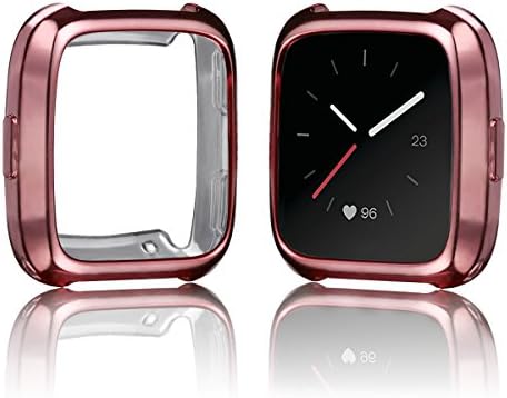 Keweini For Fitbit Versa Case, Replacement Cover for Fitbit Versa (Rose Pink)