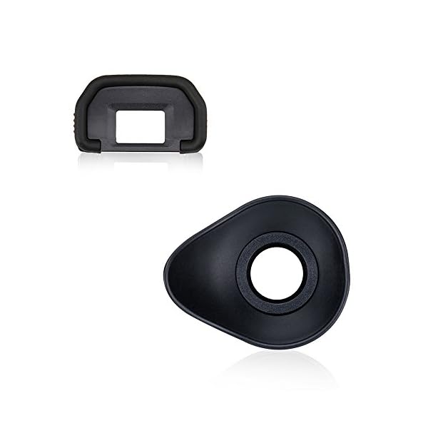 JJC Eyecup ocular visor para Canon EOS 5d mark ii 6d Mark II 6d 5d 80d 70d 60Da 60d 50d 40d 30d 20DA 20d 10d D60 D30 A2E A2 reemplazar Canon EB 2 estilo