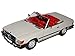 Produktbild Mercedes-Benz 350SL R107 Cabrio Offen Silber Grau 1971-1989 1/18 Sun Star Modell Auto mit individiuellem Wunschkennzeichen