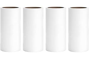MINGRACE Lint Roller Refills 4 inch Extra Sticky Pet Hair Roller Replacement Refills Only, Inside Diameter 1.5 inch, 60 Sheets per Roll (Pack of 4, Total 240 Sheets)