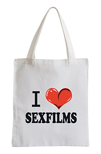 Preisvergleich Produktbild I love Sexfilms Fun Jutebeutel