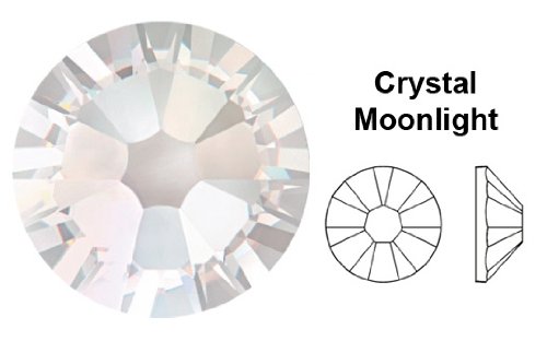 Swarovski Crystal Moonlight (001 Mol) Rhinestone Gems - Small Pack - 2.2Mm (Ss7) 60 In Pack