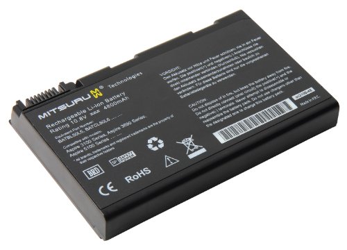 4400mAh Notebook Laptop Akku Batterie für Acer TravelMate 2490 3900 4200 4230 4260 4280 5210 5510 Acer Aspire 3100 3690 5100 5110 5610 5630 5650 5680 9110 9120 ersetzt BATBL50L8H BATBL50L8L BT.00803.015 LC.BTP01.017 BATBL50L6 LC.BTP01.019